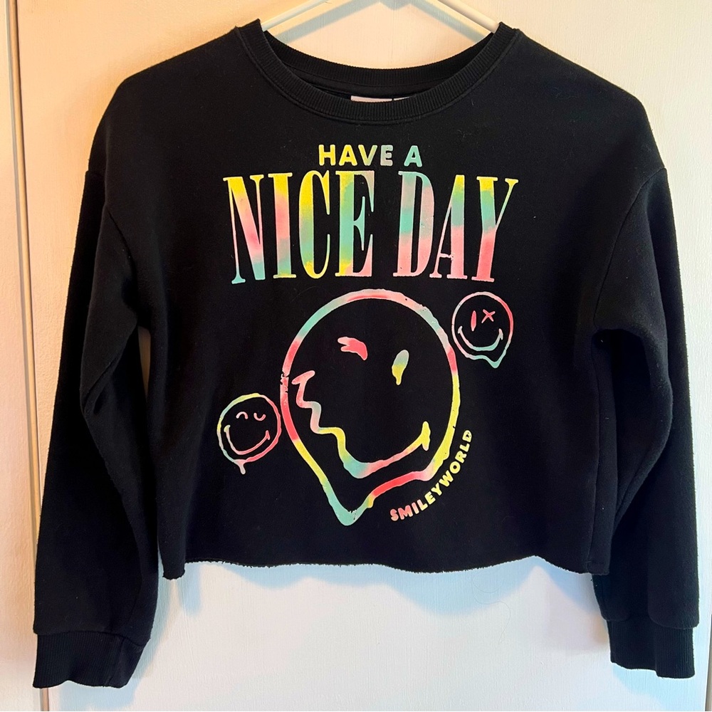 Smiley World Have A Nice Day Sweatshirt - Picture 3 of 8